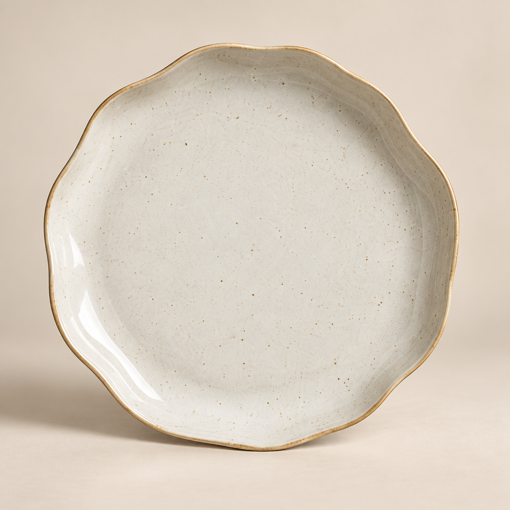 Zorvqalo™ Irregular-Edge Ceramic Plate image 2
