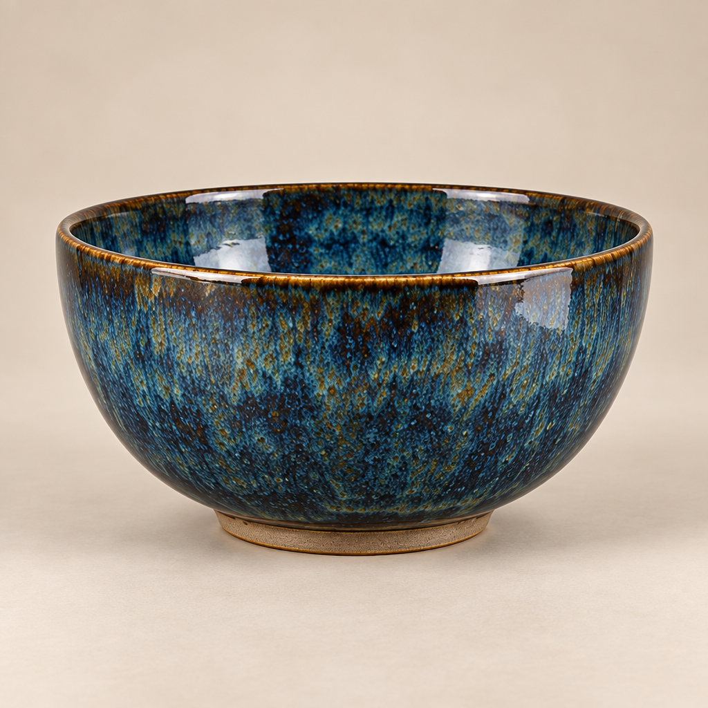 Zorvqalo™ Hand-Glazed Deep Ceramic Bowl image 2