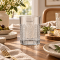 Zorvqalo™ Vintage Embossed Glass Tumbler image 1