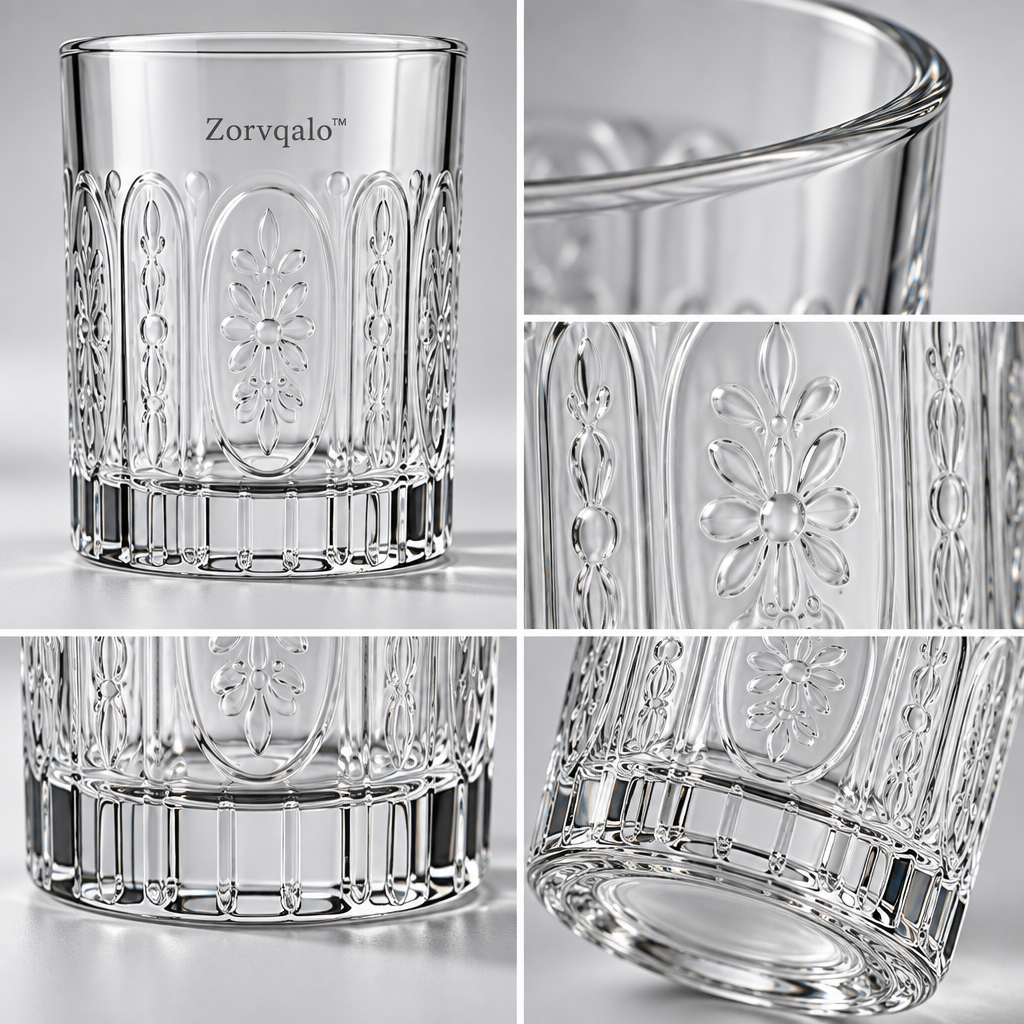 Zorvqalo™ Vintage Embossed Glass Tumbler image 3