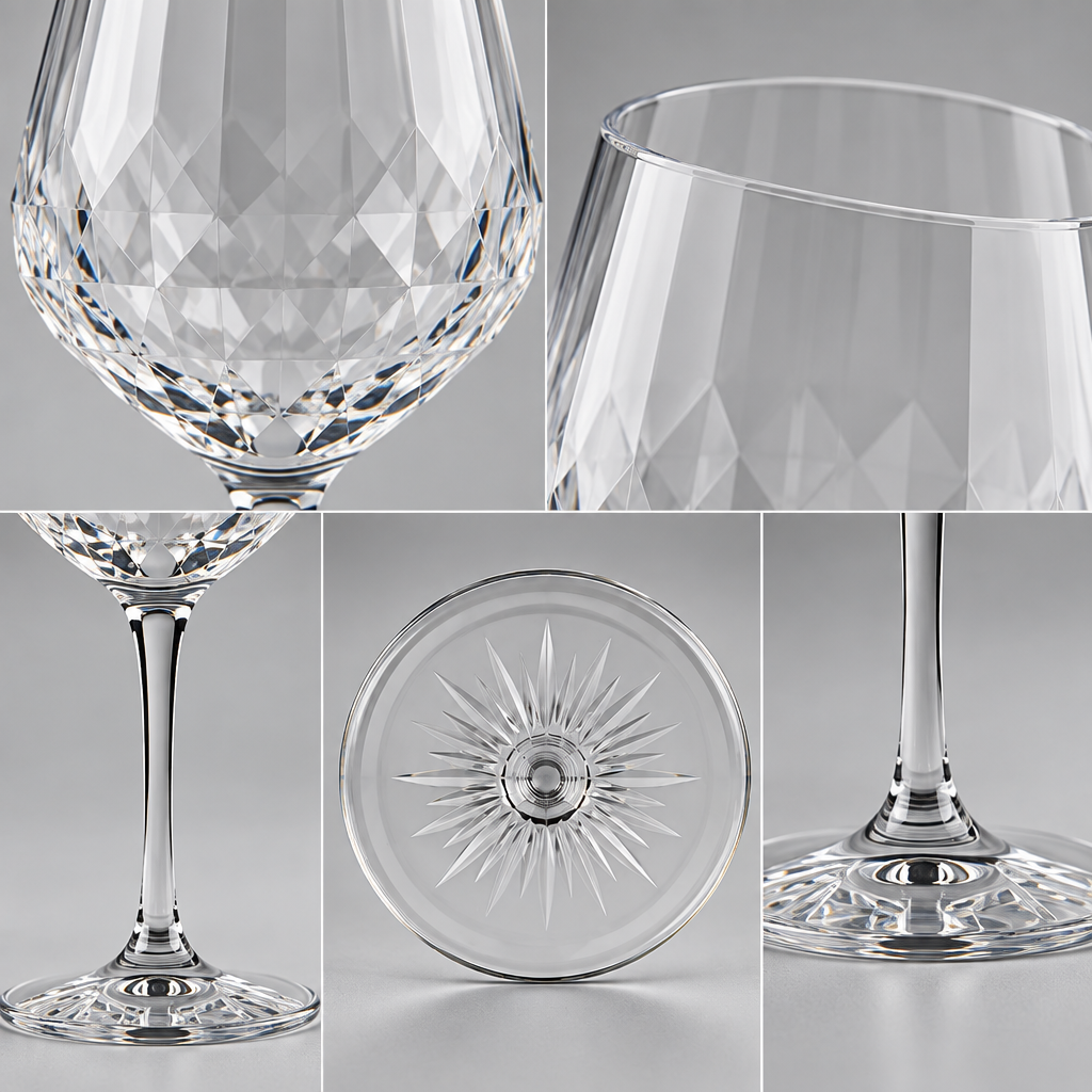 Zorvqalo™ Crystal Stemmed Wine Glass image 3