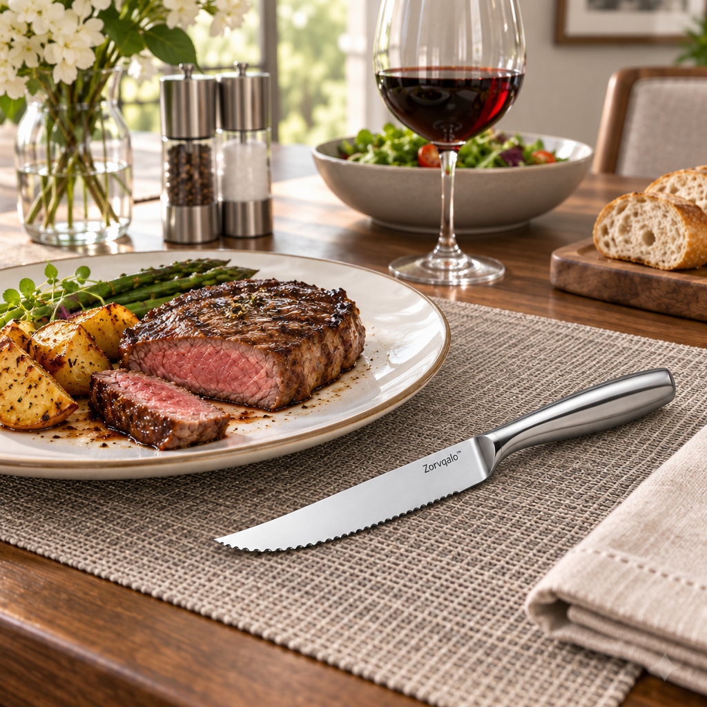Zorvqalo™ Stainless Steel Steak Knife image 4