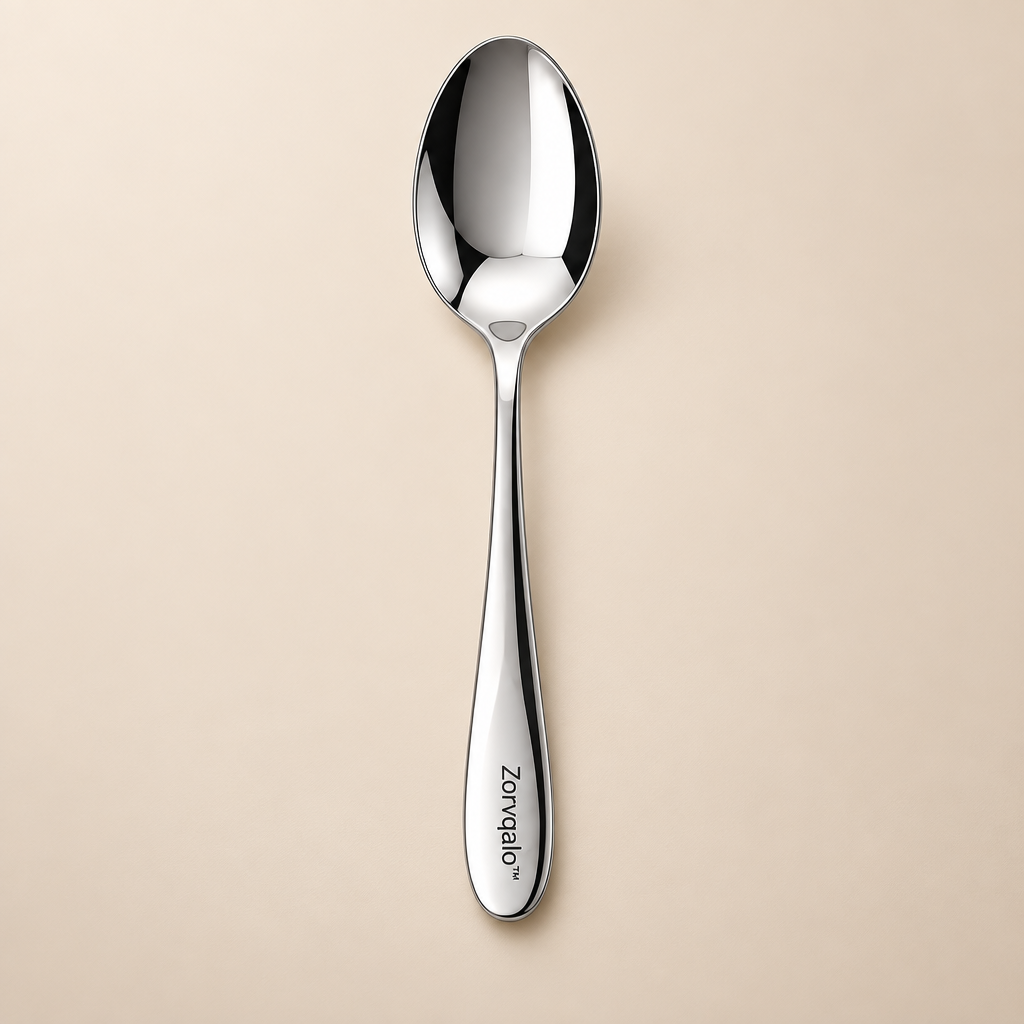 Zorvqalo™ Premium Stainless Steel Dessert Spoon image 2