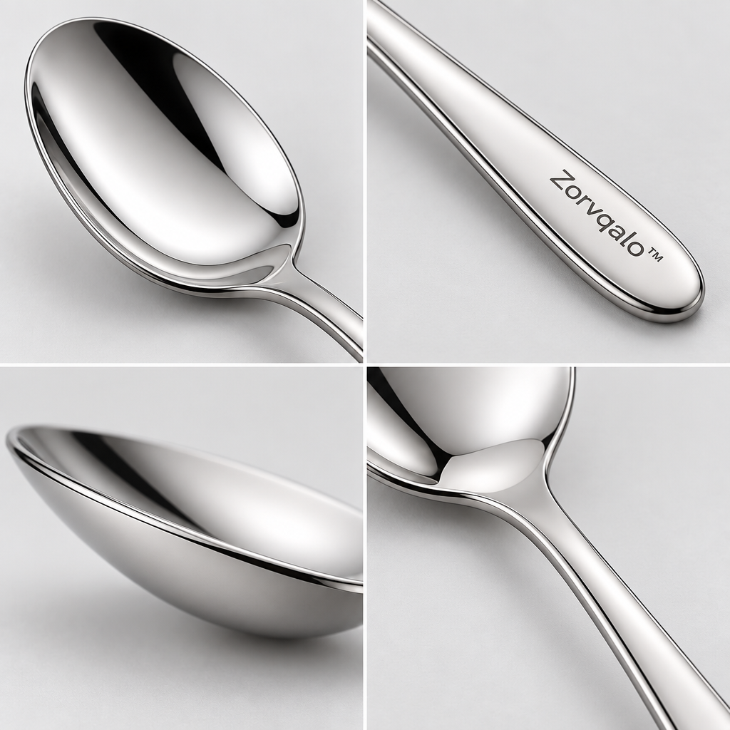 Zorvqalo™ Premium Stainless Steel Dessert Spoon image 3